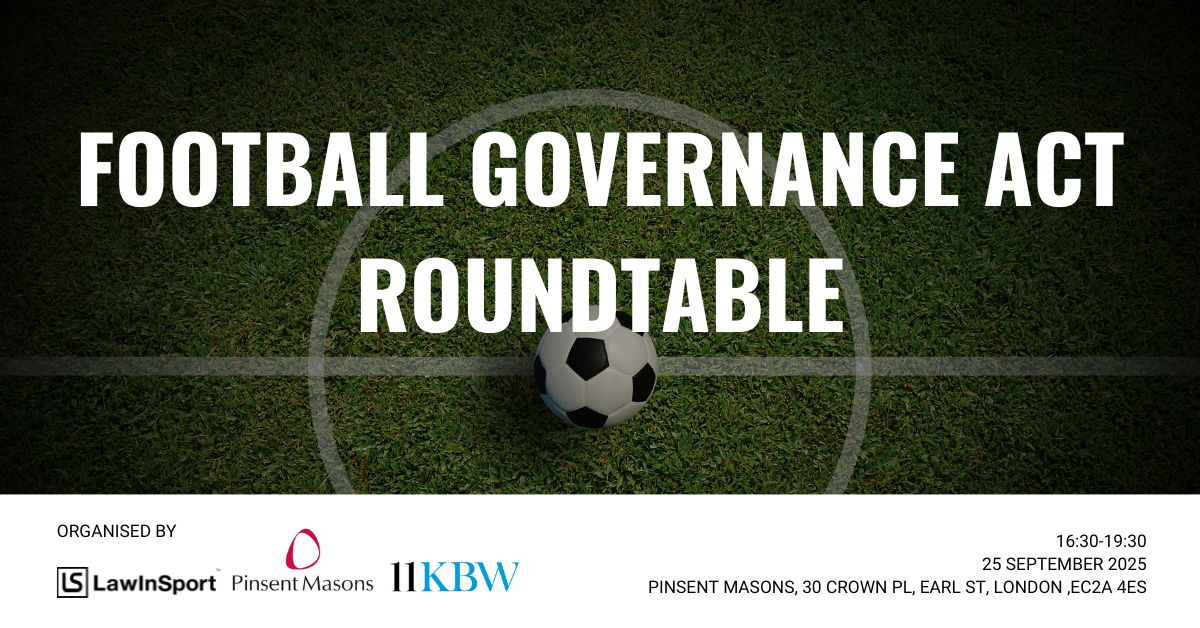 Football Governance Act Roundtable