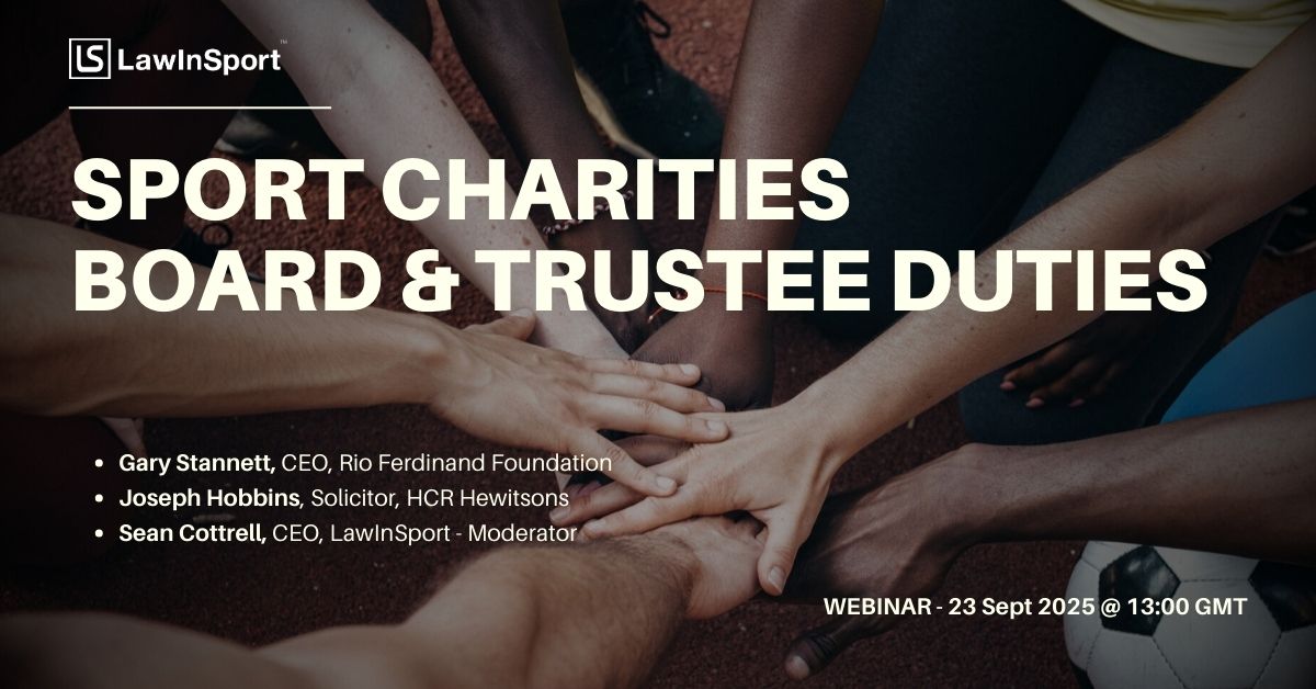 Sport Charities Board & Trustee Duties