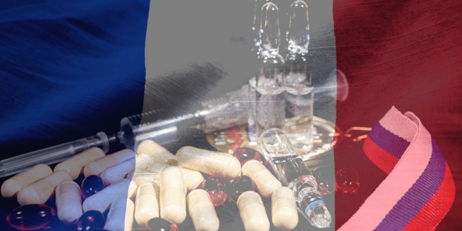 Anti-Doping and French Flag Anti-Doping and French Flag