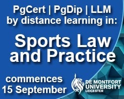 DMU Sports Law & Practice image DMU Sports Law & Practice image