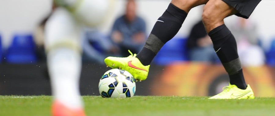 football under boot football under boot