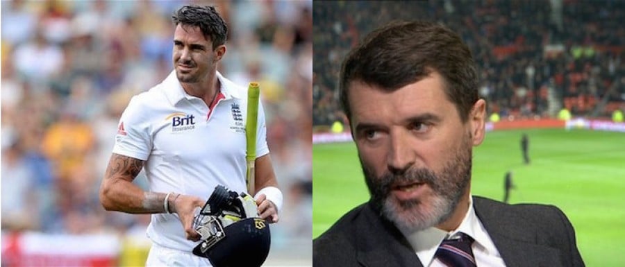 Kevin Pietersen and Roy Keane Kevin Pietersen and Roy Keane