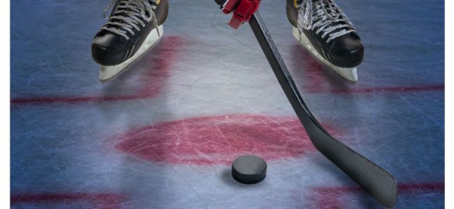 Legs_of_Hockey_Player_and_Puck Legs_of_Hockey_Player_and_Puck