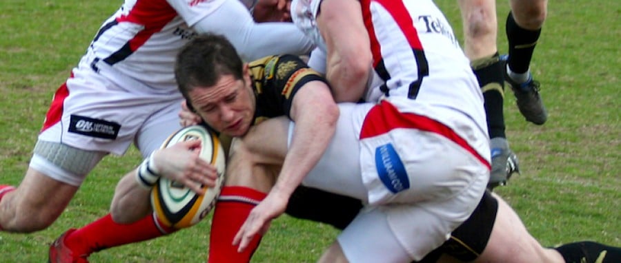 Shane Williams scores try Shane Williams scores try