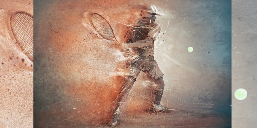 Tennis Player with ball Tennis Player with ball