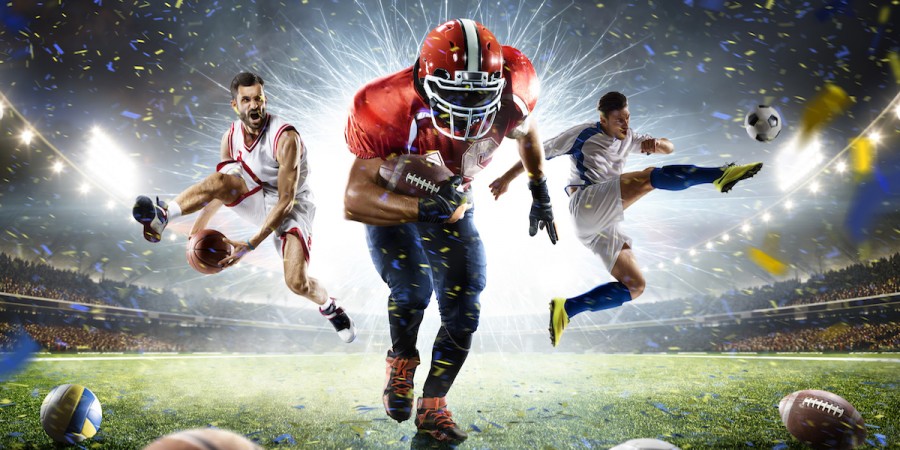 US sports on field US sports on field