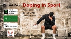 Player sitting on bench holding head - Title image for What does the future of anti-doping in sport look like following IAAF & Essendon Scandals? Video of panel discussion #LISConf16 Player sitting on bench holding head - Title image for What does the future of anti-doping in sport look like following IAAF & Essendon Scandals? Video of panel discussion #LISConf16