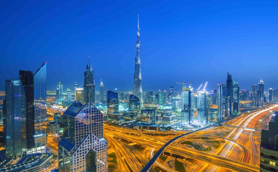Dubai at night Dubai at night