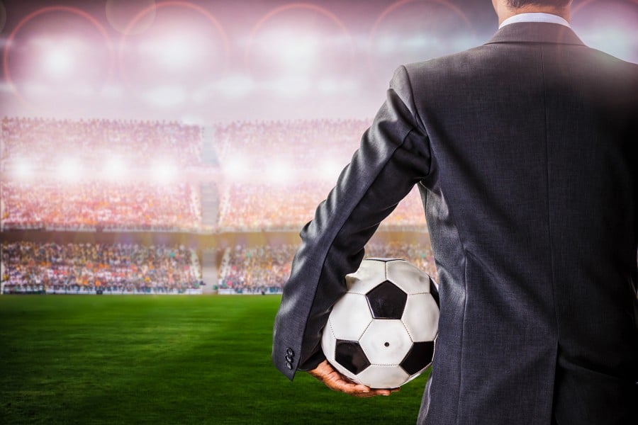 Football equipment and cards Football equipment and cards