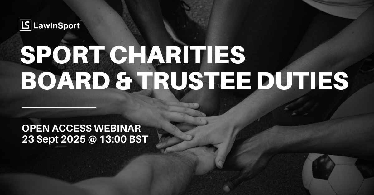 Sport Charities Board & Trustee Duties Title Image