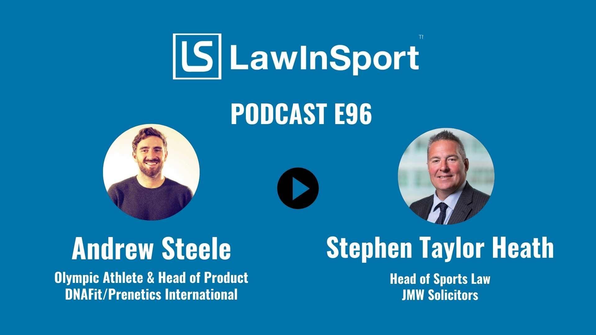 Andrew Steele and Stephen Taylor Heath - LawInSport Podcast Episode 96