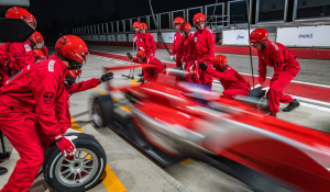 Pit stop racing