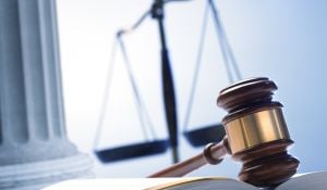 Gavel and justice scale