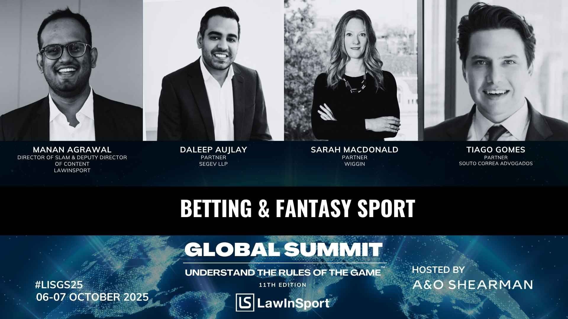 Title Betting & Fantasy Sport - Panel discussion speakers