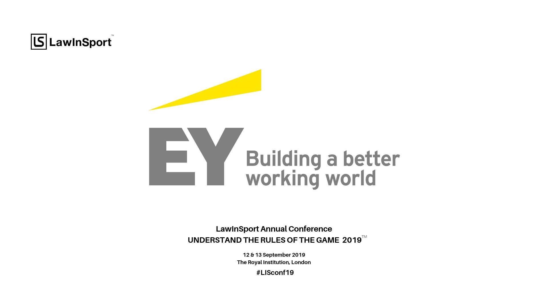 EY Sponsor Anouncement