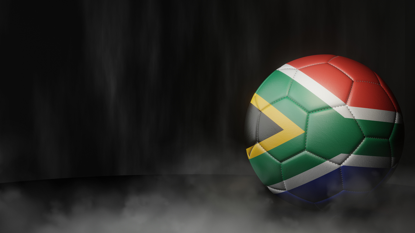Football in South Africa Flag