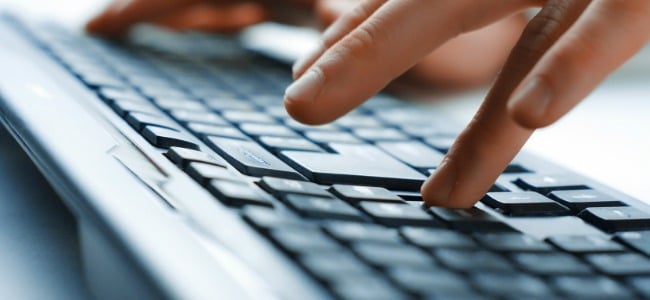 Hands Typing