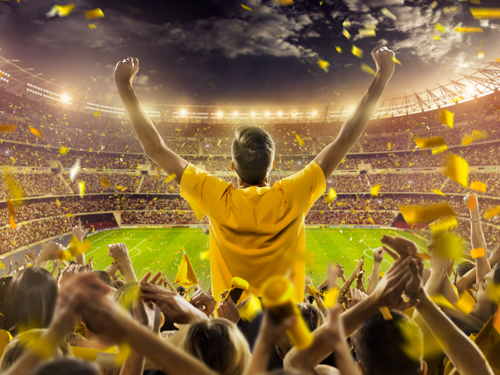 Fans Celebrating