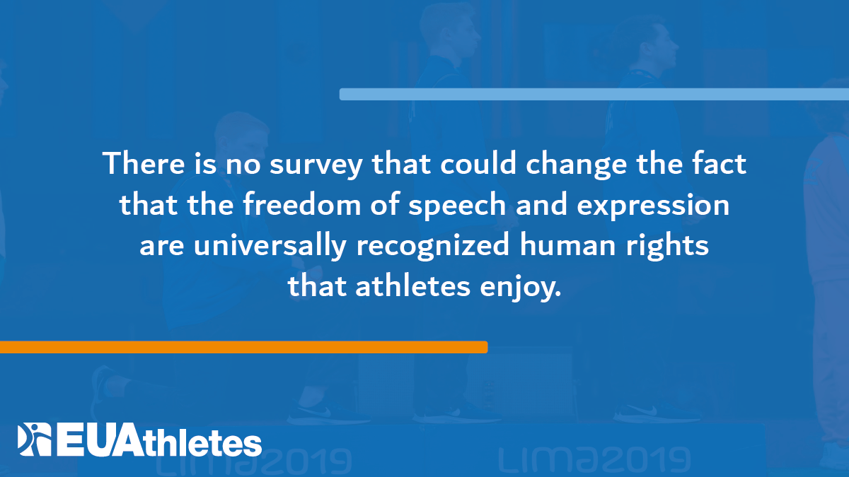 Statement on Rule 50 of the Olympic Charter