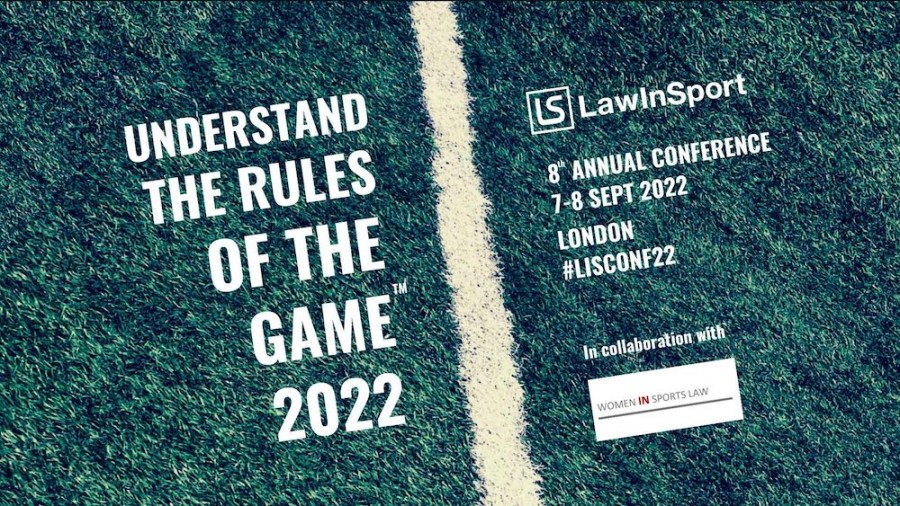 LawInSport 8th Annual Conference title image in collaboration with Women In Sports Law