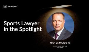 Title Image of Sports Lawyer in the Spotlight: Nick De Marco KC