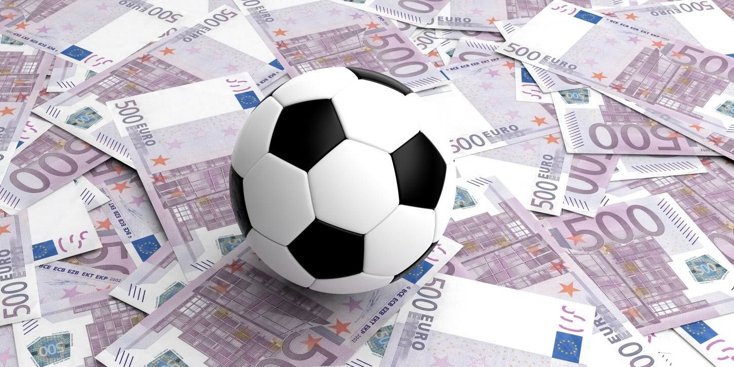 Football on Euro Banknotes