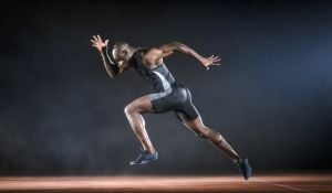 Sprinter running