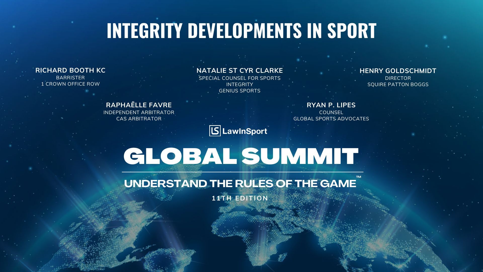 Title Image: Integrity Developments - Anti-Doping, Match-Fixing & Safeguarding - Global Summit 2025