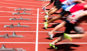 Sprinters Start Line